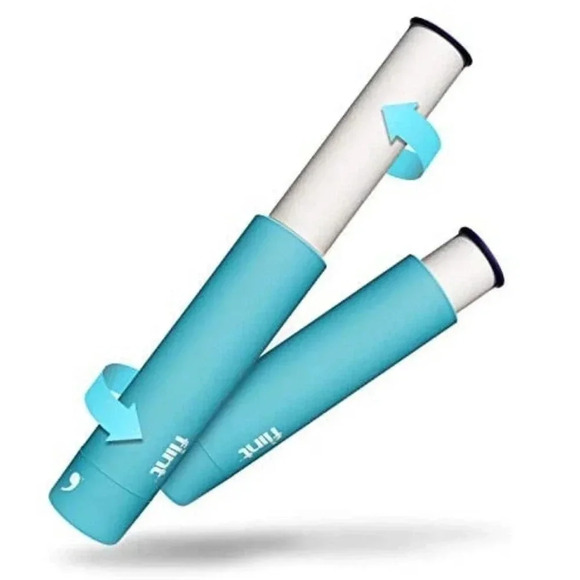 Flint Retractable Lint Roller Refillable Blue - Picture 3 of 4